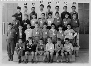 ECOLE PAUL BERT GARCONS 1957 CM2 MME BOUSSOMIER
